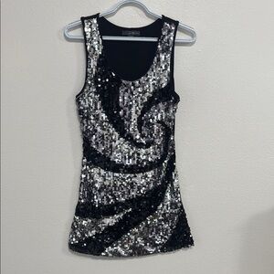 Twenty One Black and Silver Mini Dress